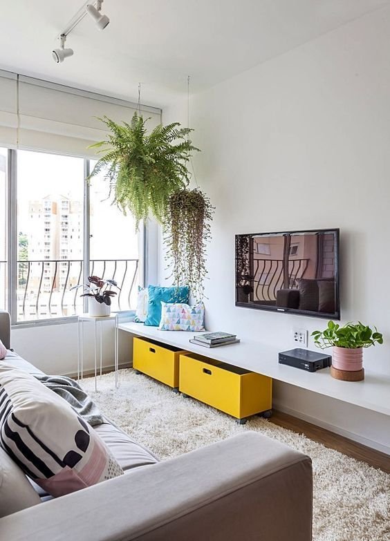 ideias decoração sala simples