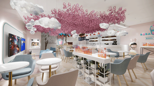 tendências decoração sorveteria 2026