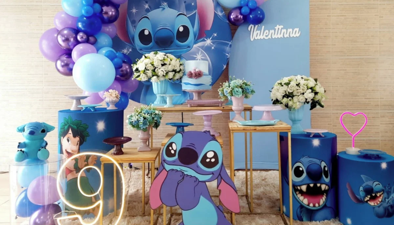 erros comuns ao decorar uma festa com tema Stitch