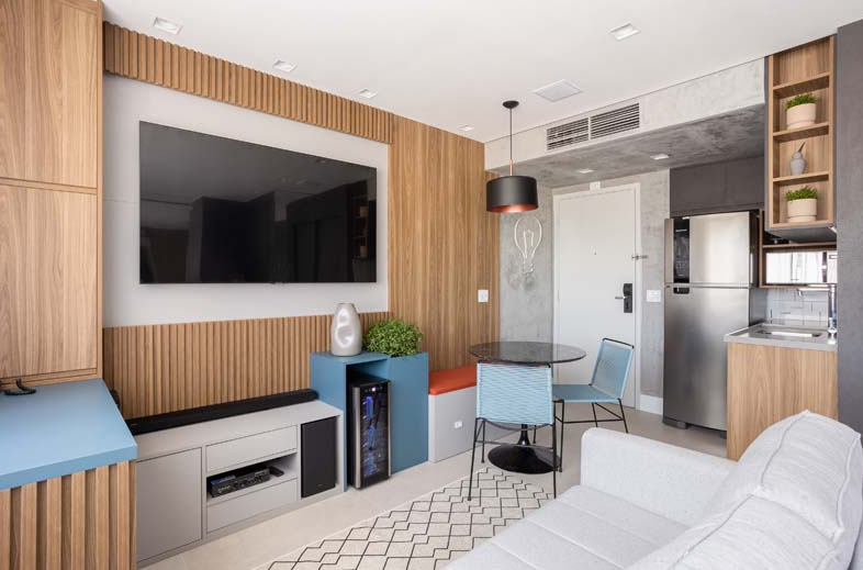 apartamento studio 20m2 planejado