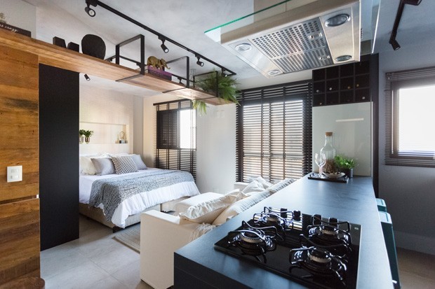decoração studio 20m2 moderna