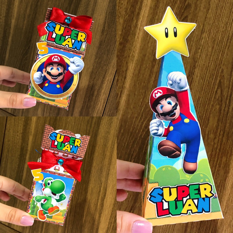 festa infantil luxo Super Mario