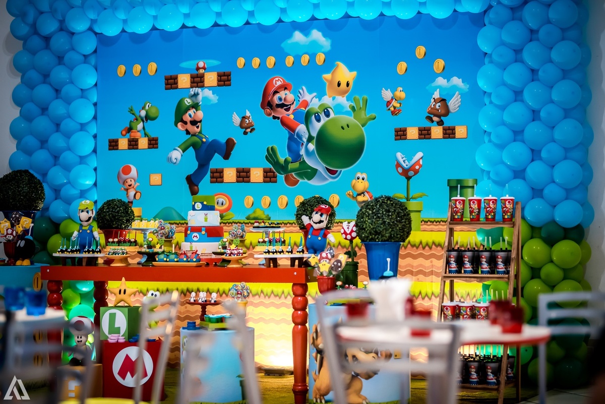 elementos nobres festa Super Mario