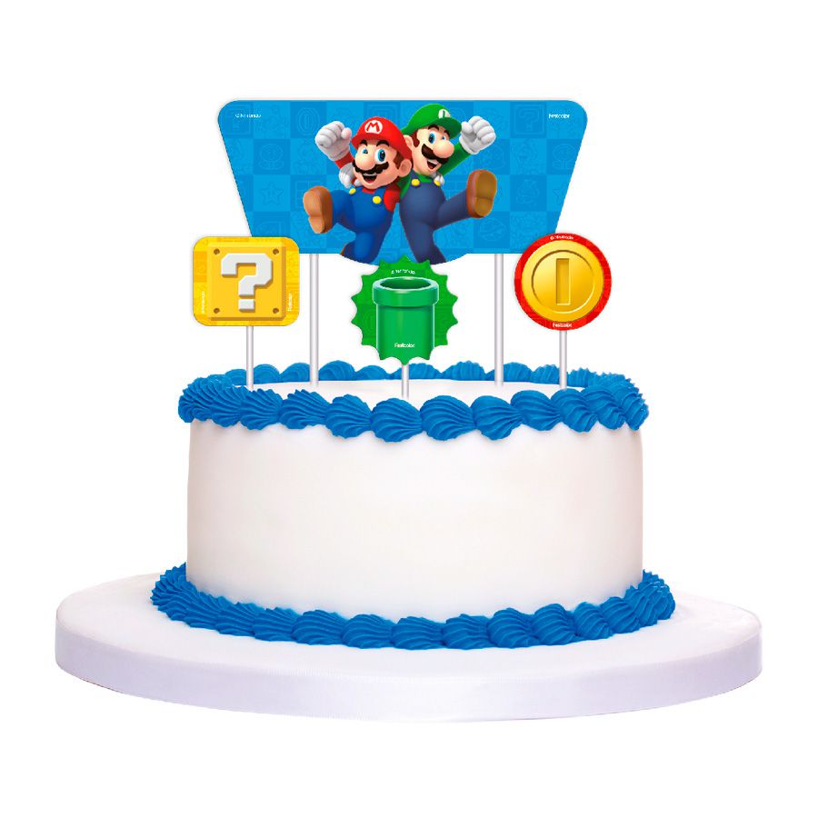festa Super Mario adulto luxo