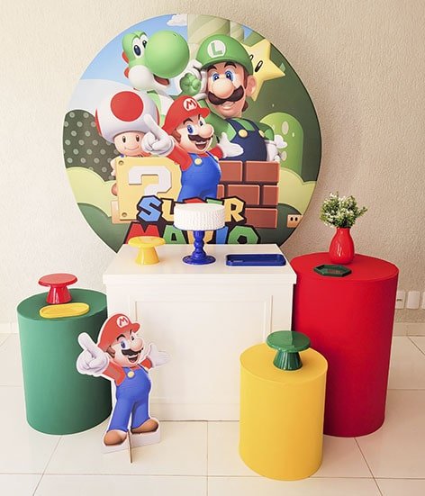 ideias decoração mario kart simples
