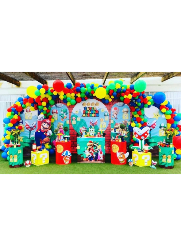 elementos decoração super mario DIY
