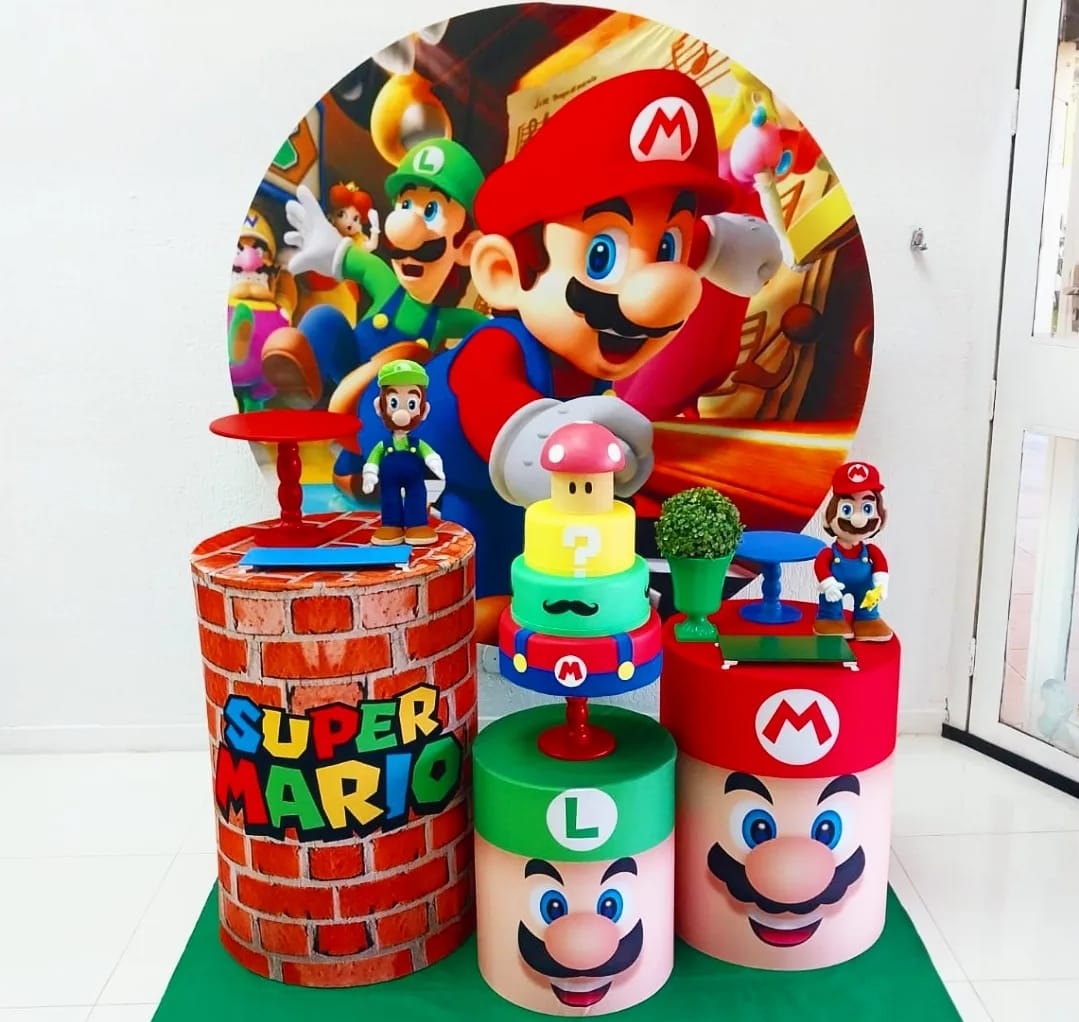 ideias decoração mario kart simples