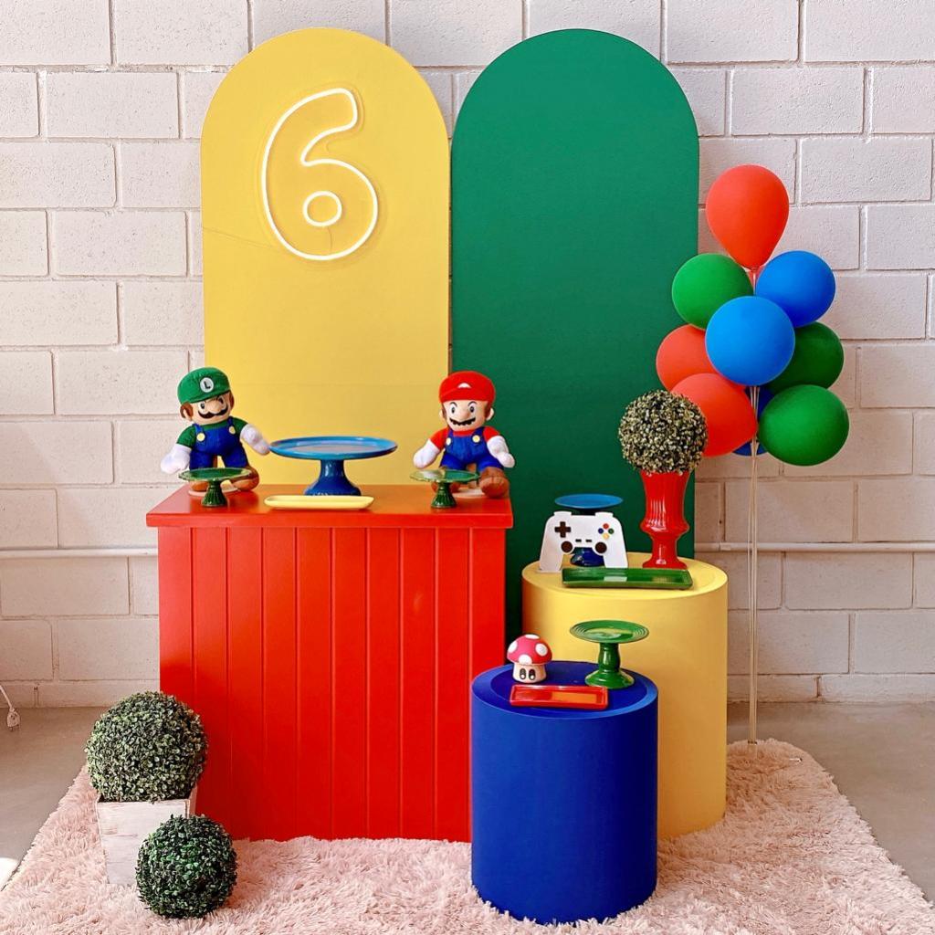 ideias decoração mario kart simples