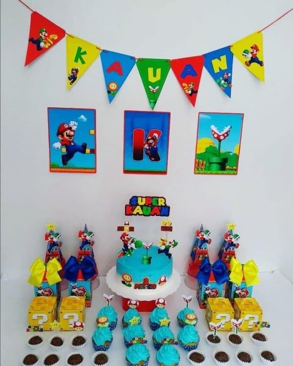 festa tema mario bros passo a passo