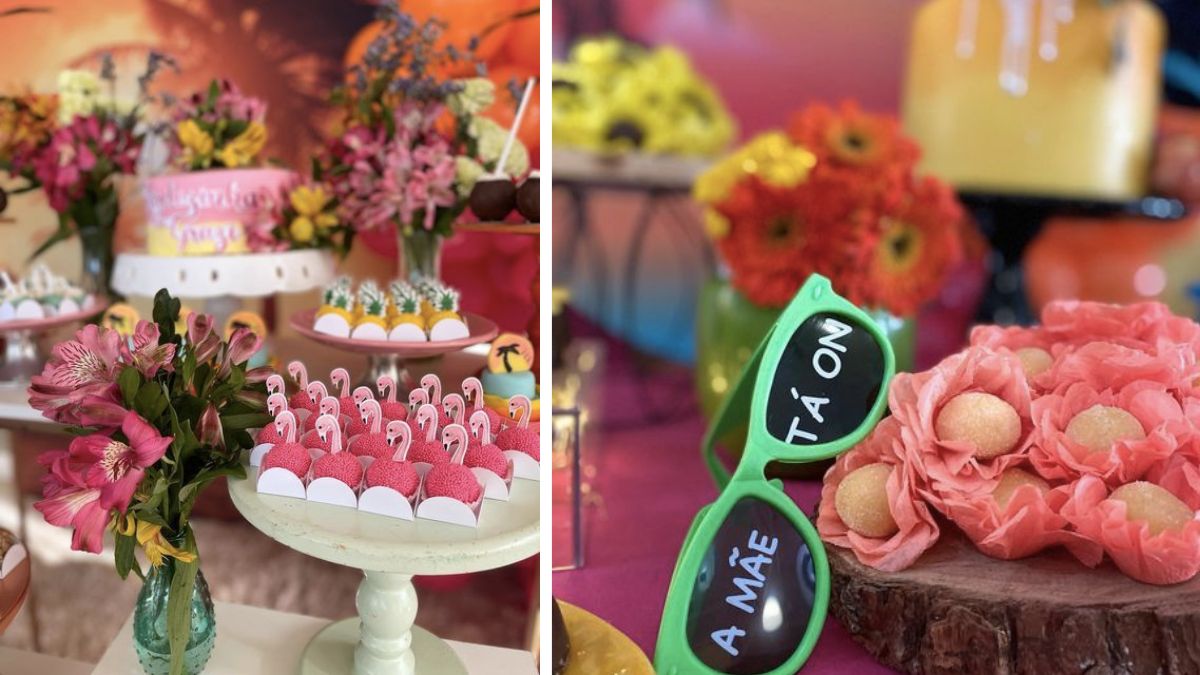 como fazer painel de pôr do sol para festa tardezinha