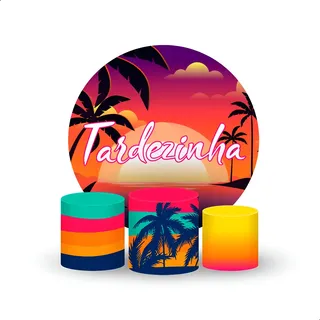 decoração tardezinha na piscina simples