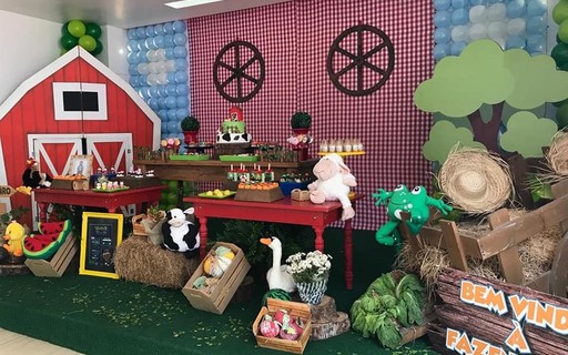 decoração tema agro