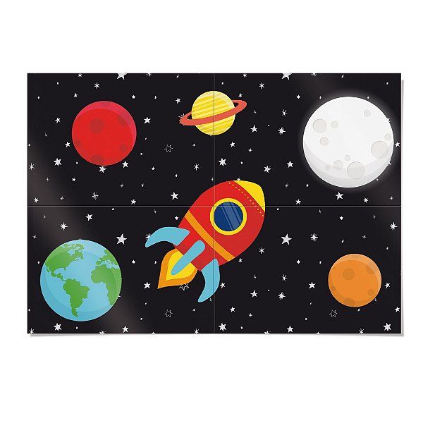 decoração tema astronauta