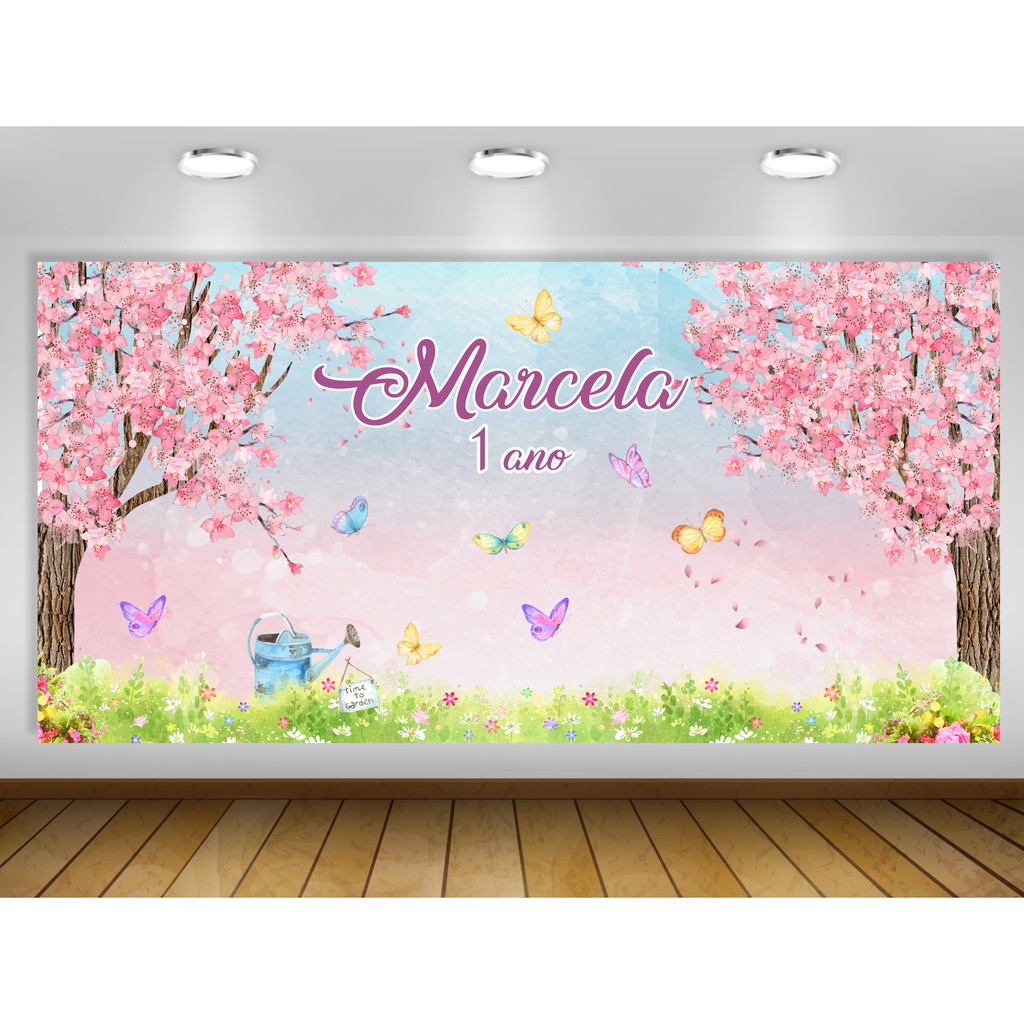 decoração jardim das borboletas chá de bebê
