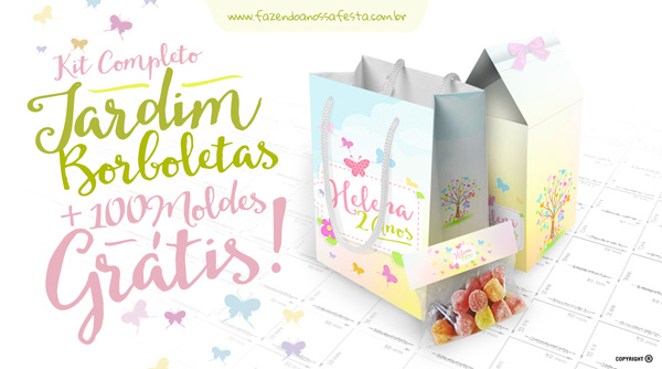 decoração jardim borboletas e libélulas