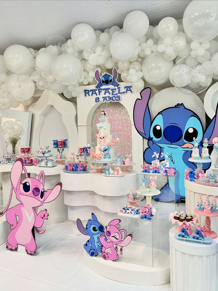 decoração tema stitch