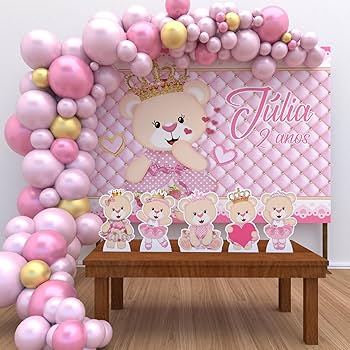 erros comuns na decoração de festa ursinha princesa