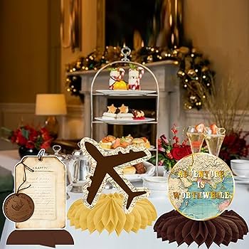 decoração de aniversário tema viagem