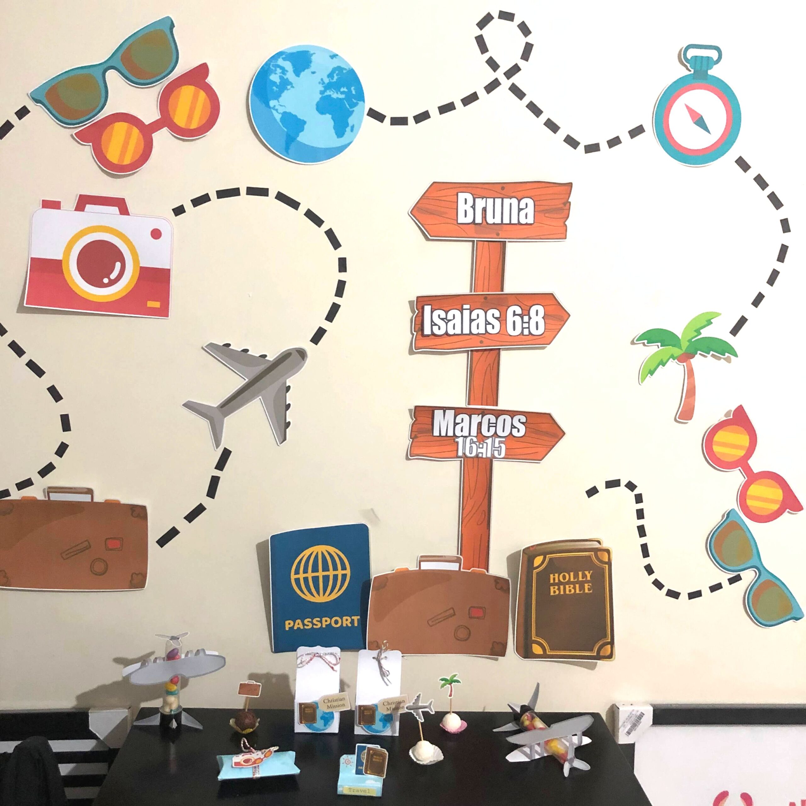 lembranças de viagem decoração