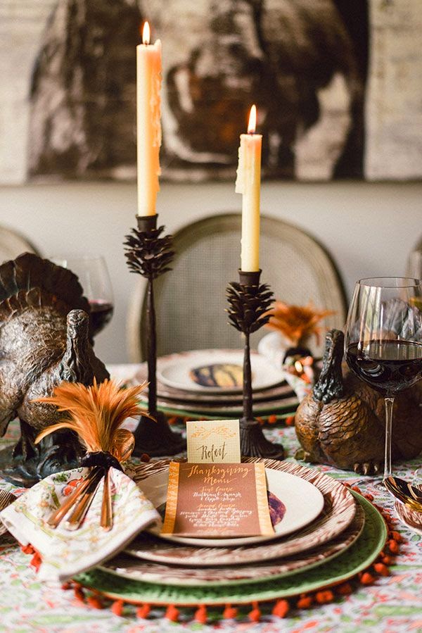 decoração outono thanksgiving
