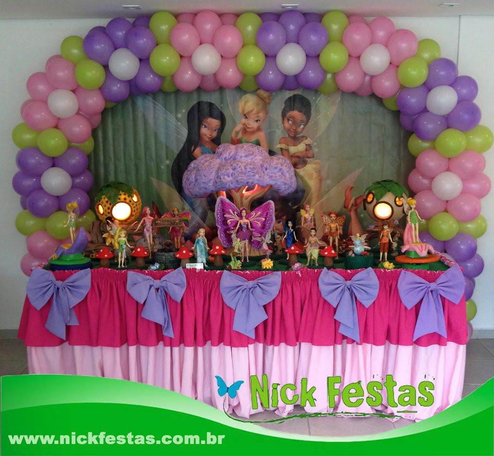 ideias de bolo para festa da tinker bell