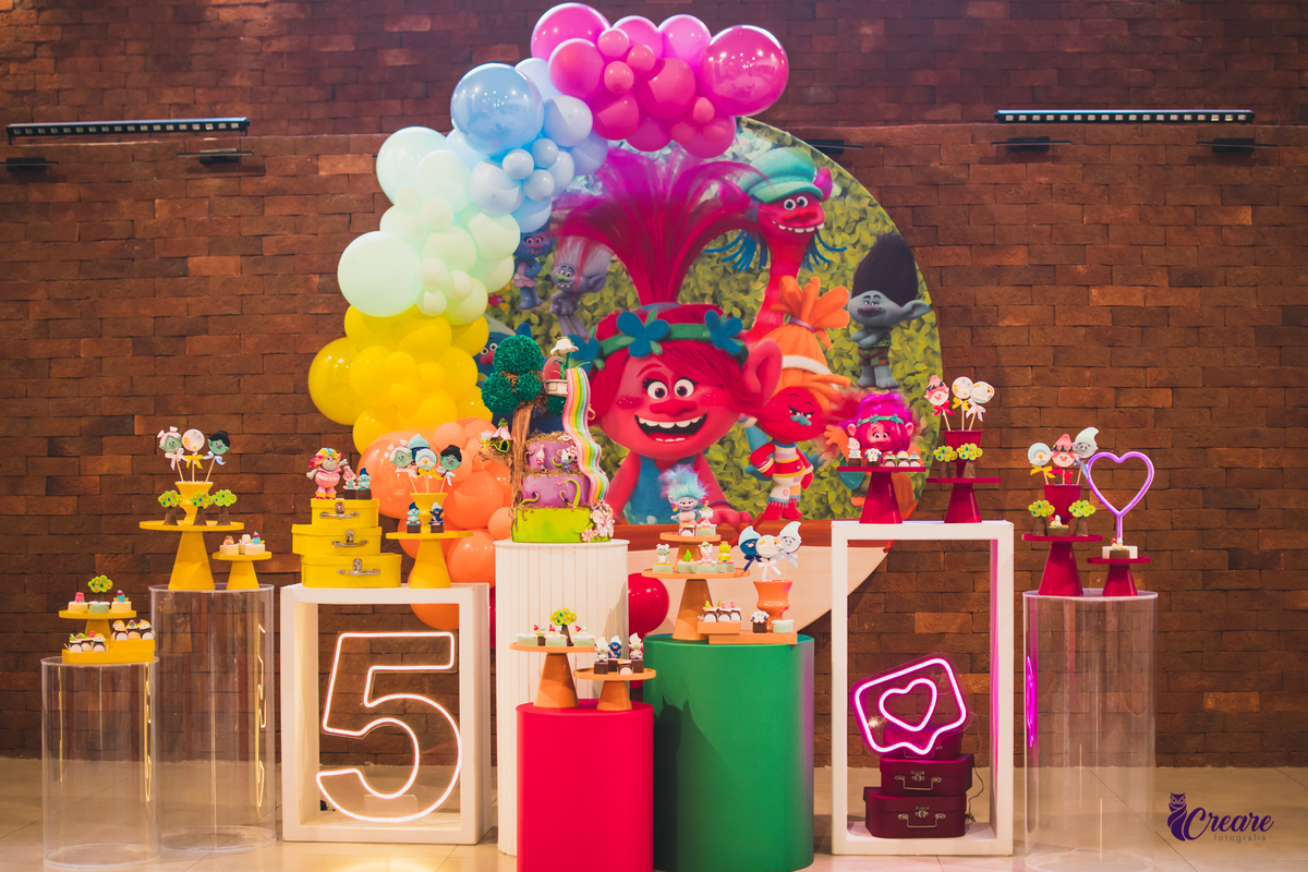kit festa trolls completo