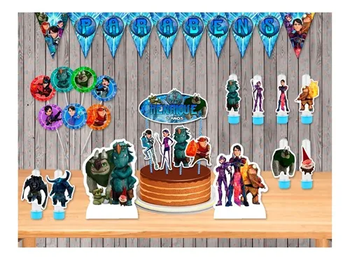 decoração festa trolls 2