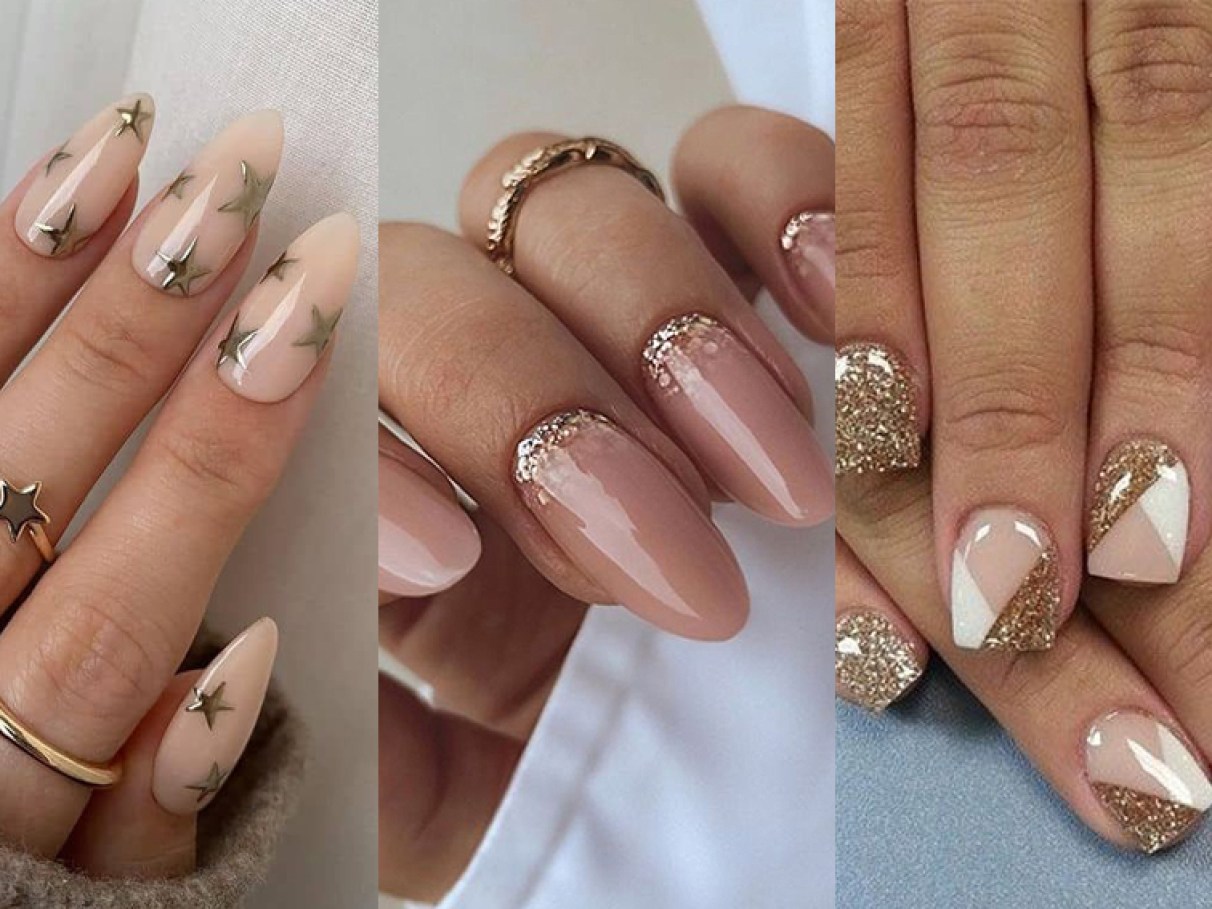 decoração unhas ano novo