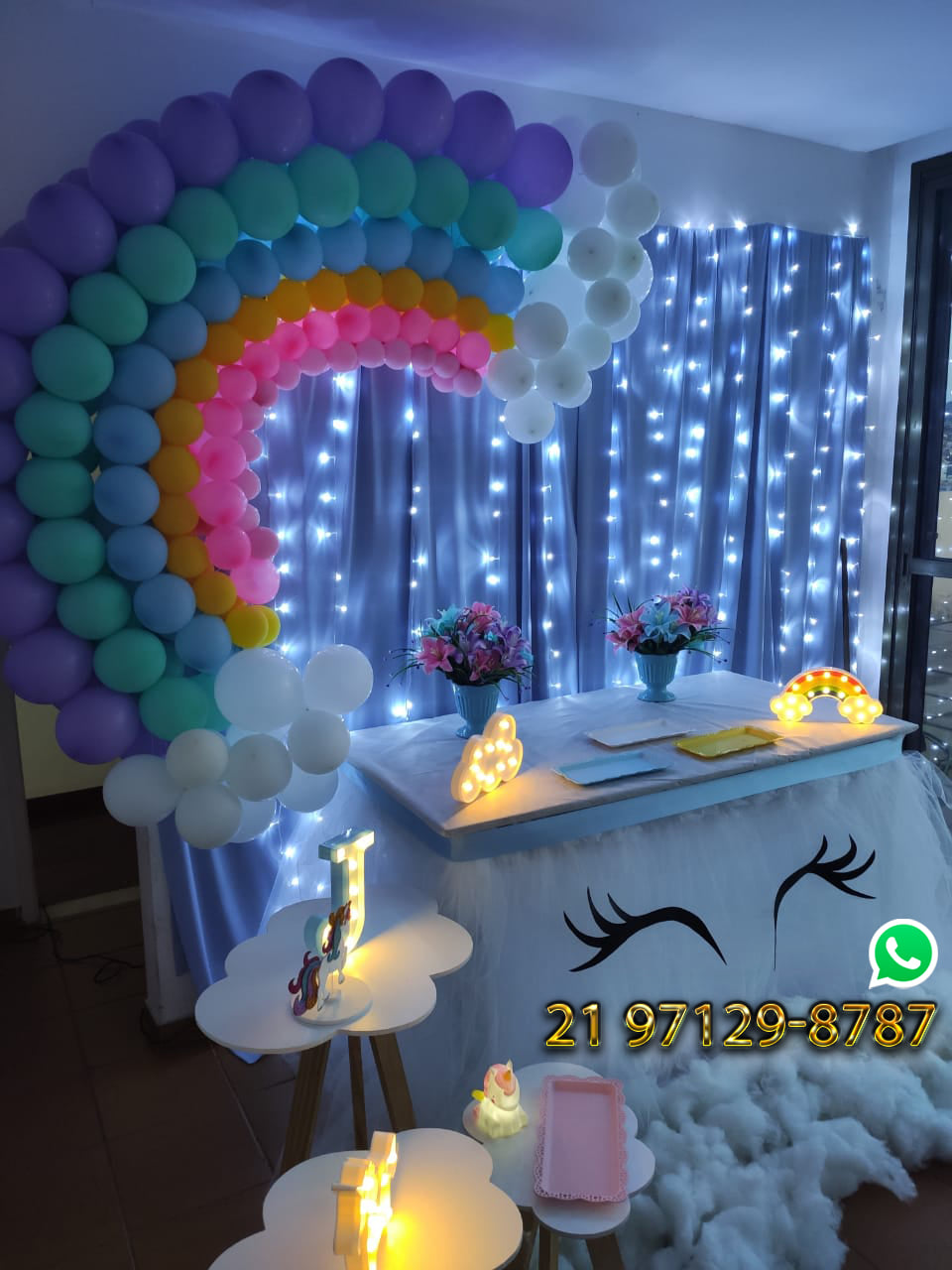 doces decorados unicórnio simples