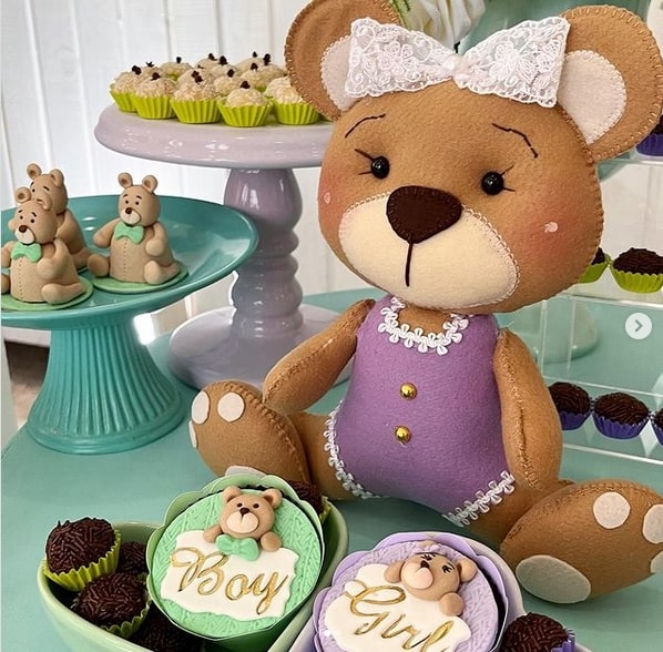 ideias decoração ursinho quarto bebê