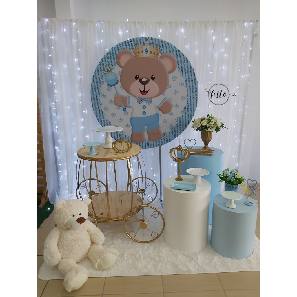 decoração ursinho príncipe ou baloeiro
