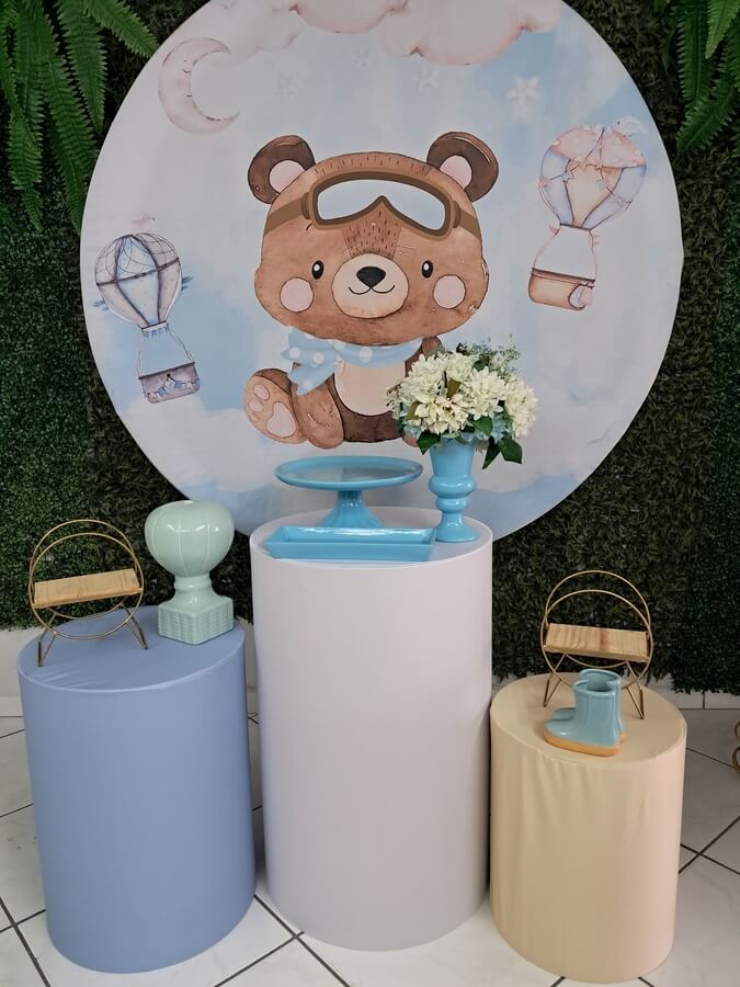 ideias criativas decoração ursinho príncipe baloeiro