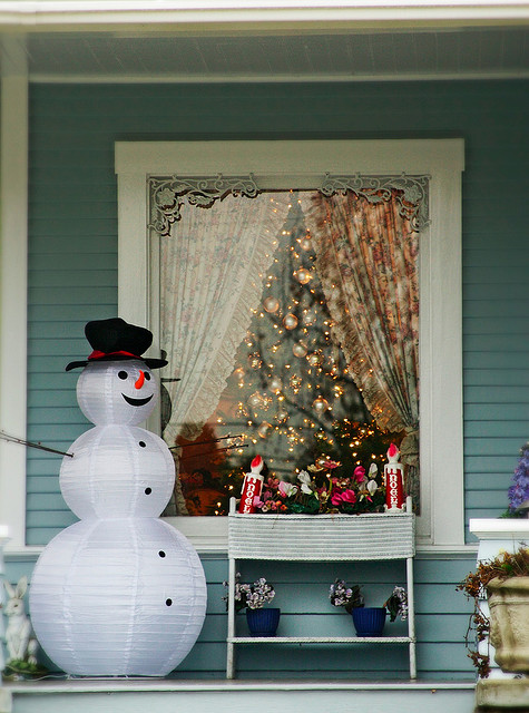 ideias criativas decoração varanda natal barata