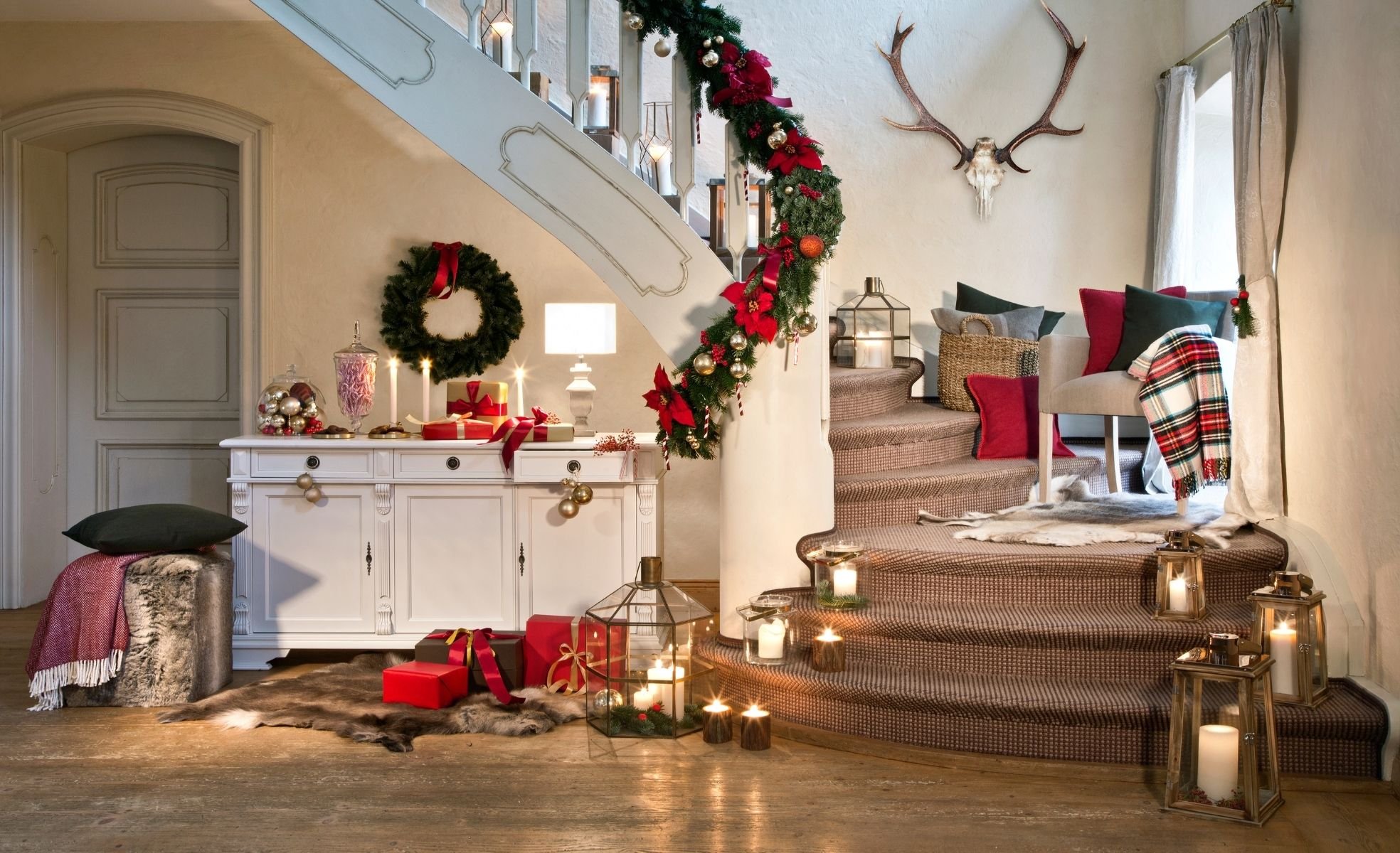 decoração varanda natal