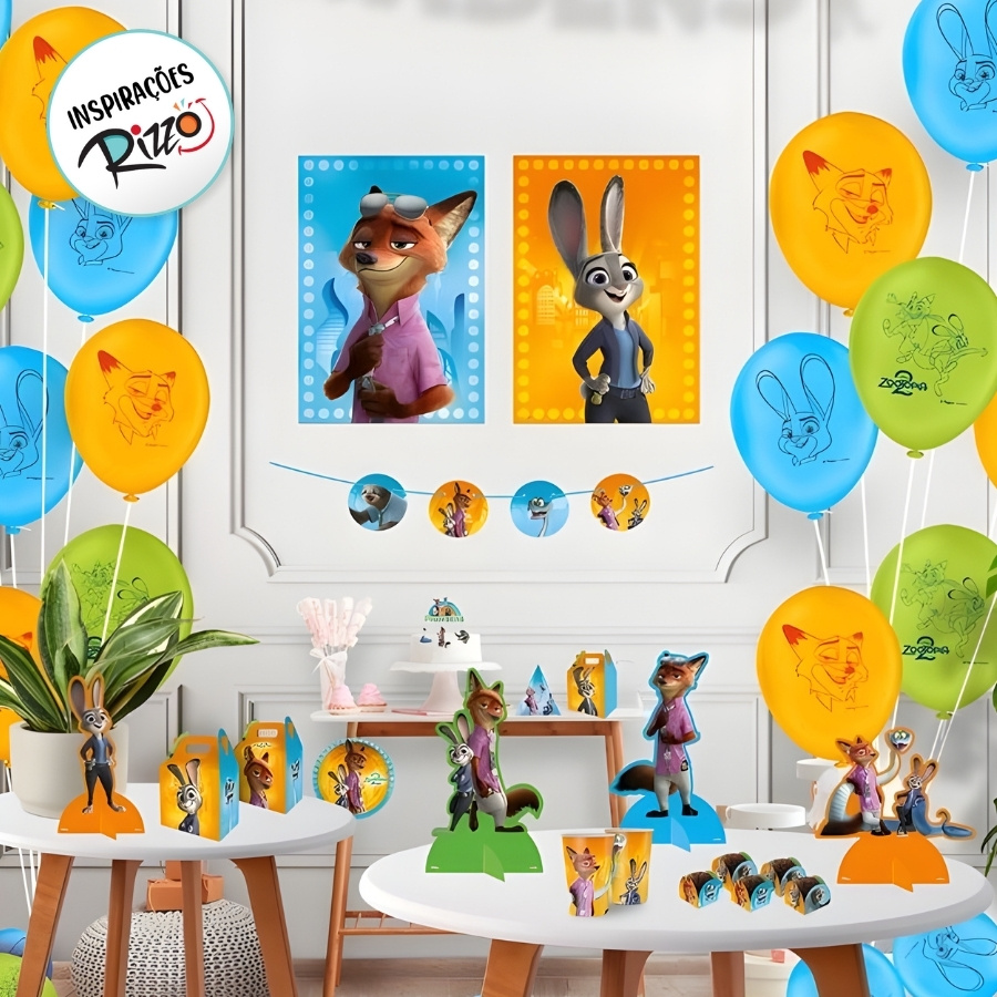 decoração zootopia