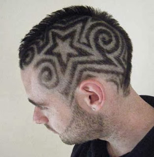 desenho de corte de cabelo