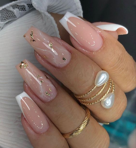 unhas de gel decoradas