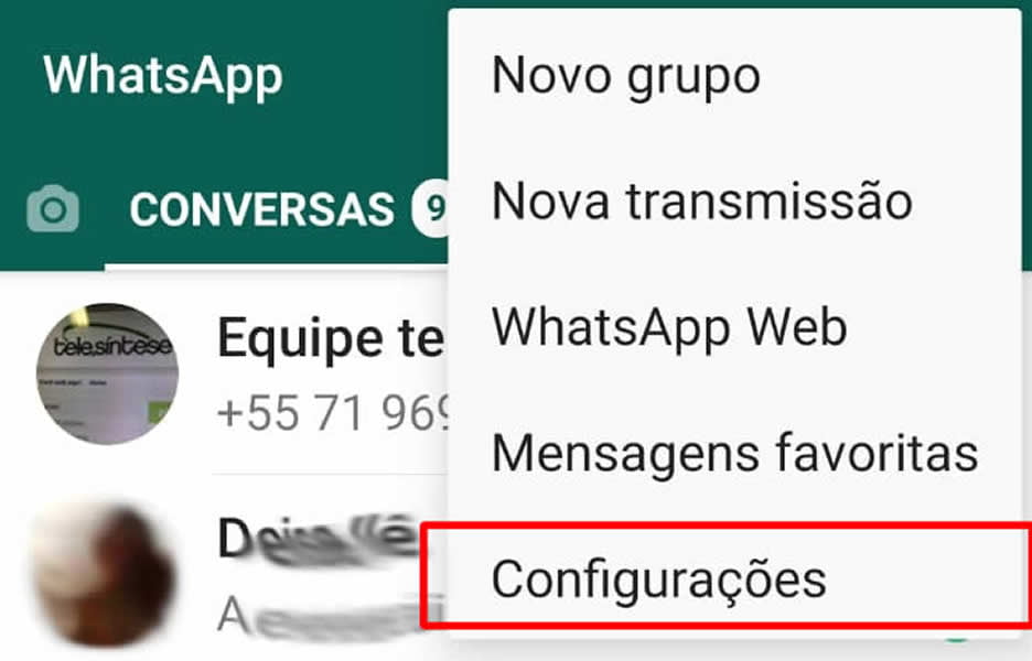 configurações de privacidade do WhatsApp atualizadas