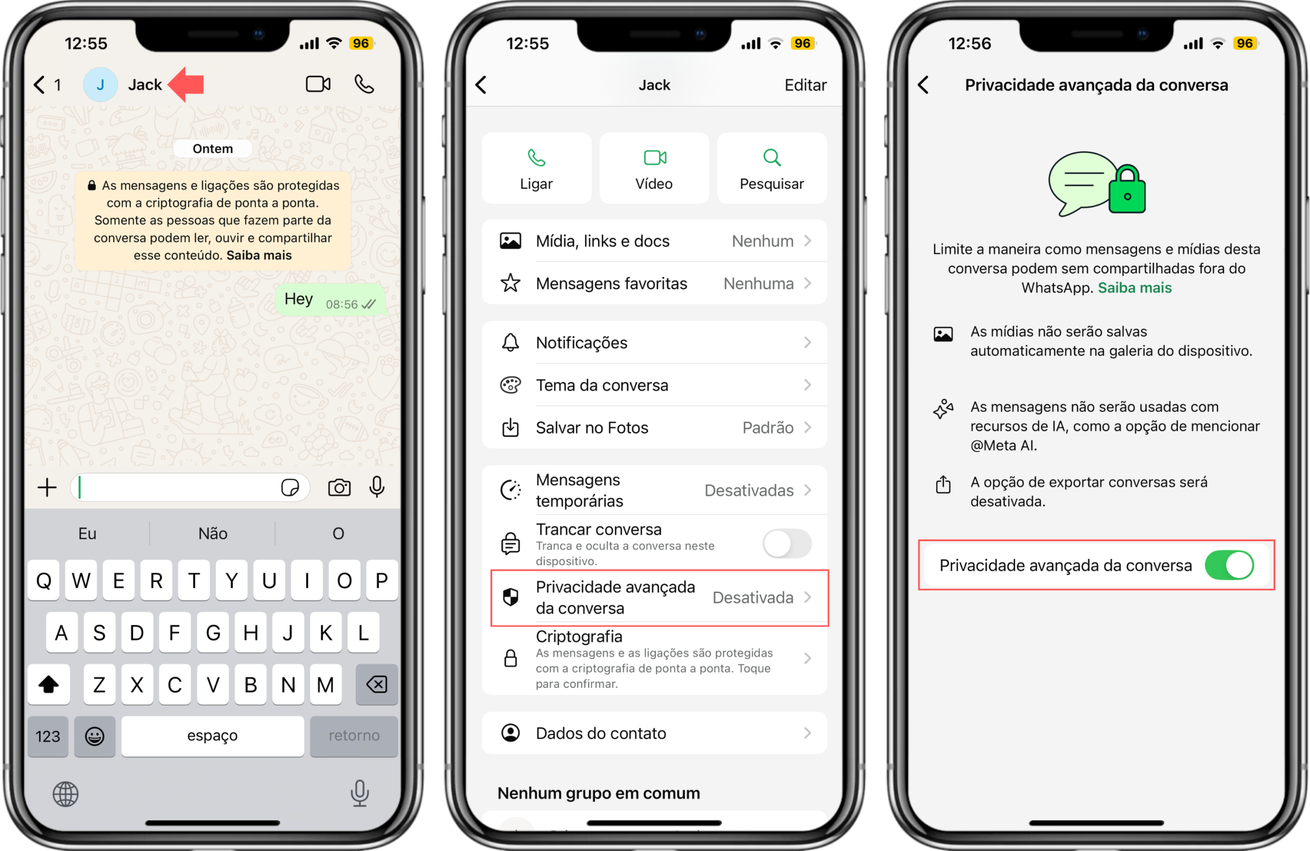 dicas de segurança para WhatsApp