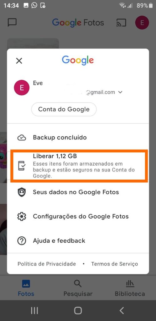 Guia completo para configurar o backup automático de fotos no Google Fotos