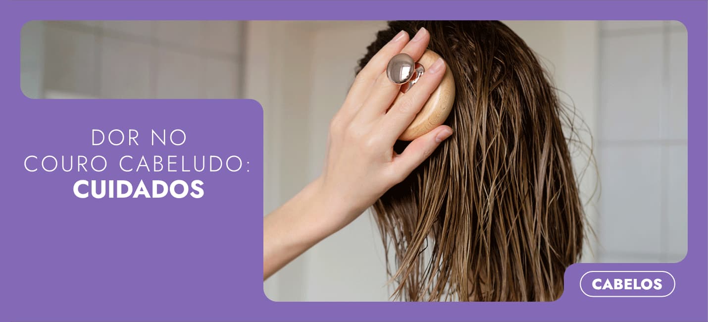 dor no couro cabeludo e queda de cabelo