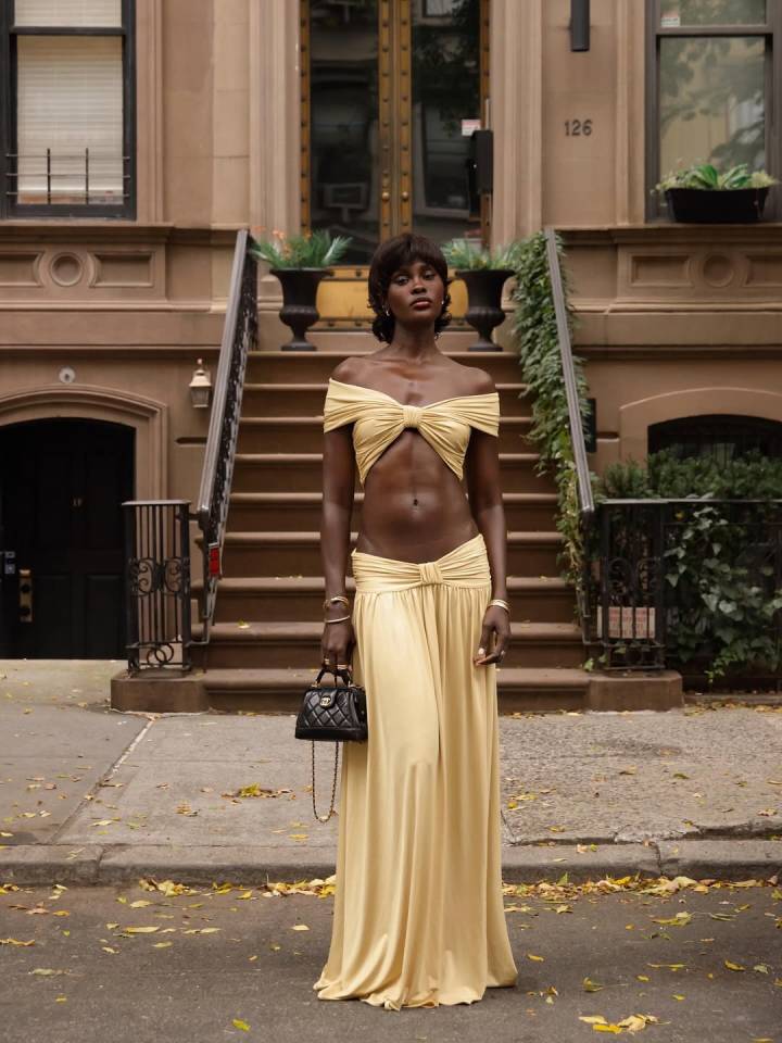 ideias de looks ano novo amarelo dourado