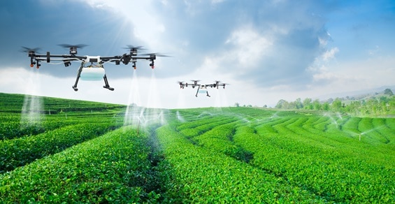 drones na agricultura como são utilizados