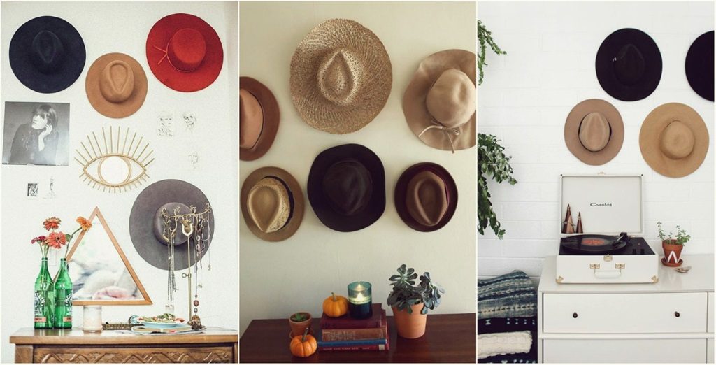 ideias de decoração com chapéus duchapeu