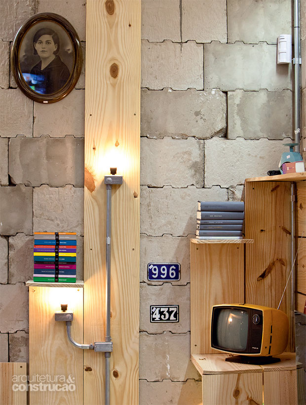 elétrica de casa de madeira