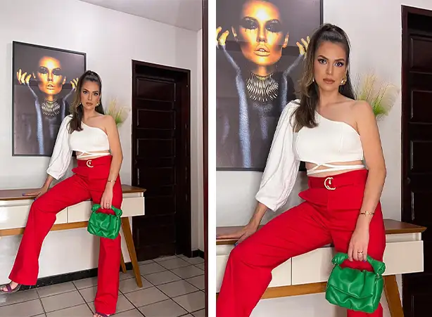 erros comuns ao combinar calça vermelha e como evitar