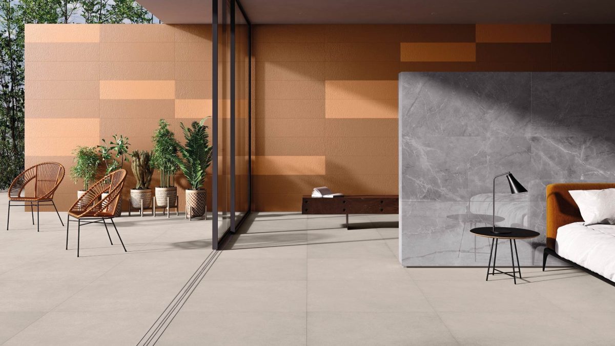 melhores ideias cerâmica parede sala moderna