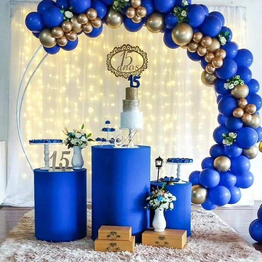 erros comuns decoração festa azul barata