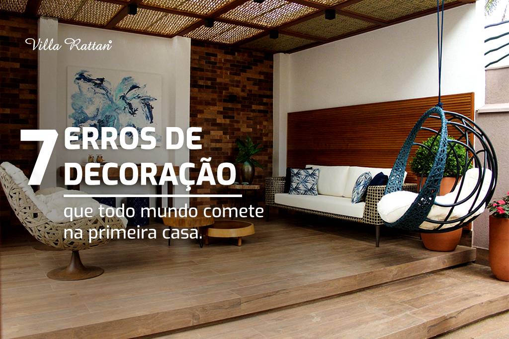como evitar erros decoração rústica