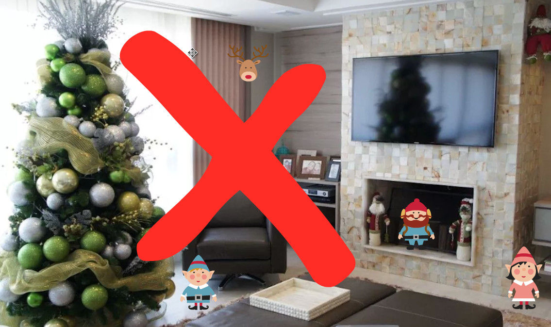 erros comuns decorar varanda natal